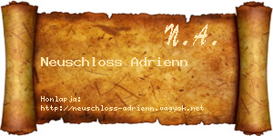 Neuschloss Adrienn névjegykártya